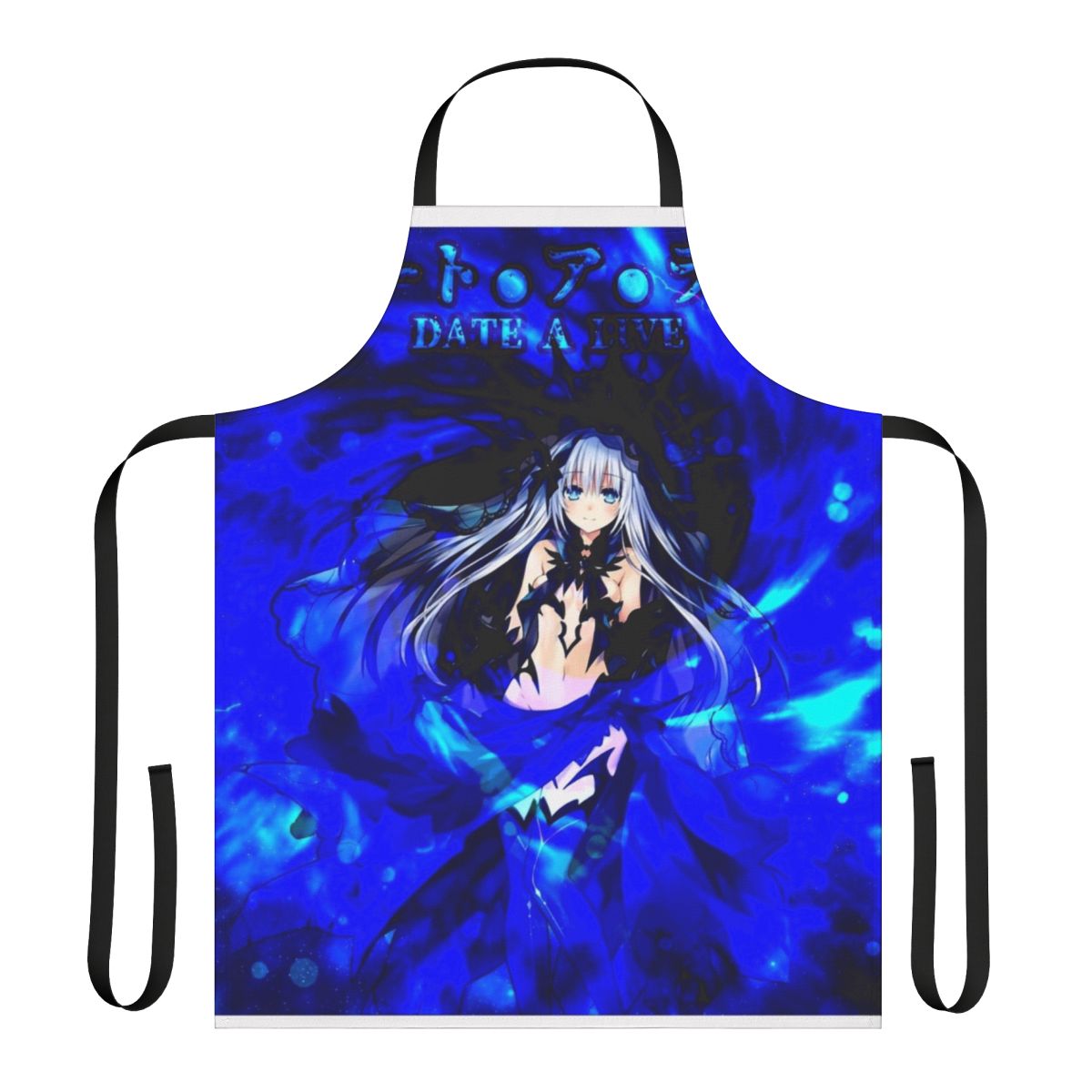 Date A Live inspired apron featuring Origami Tobiichi character
