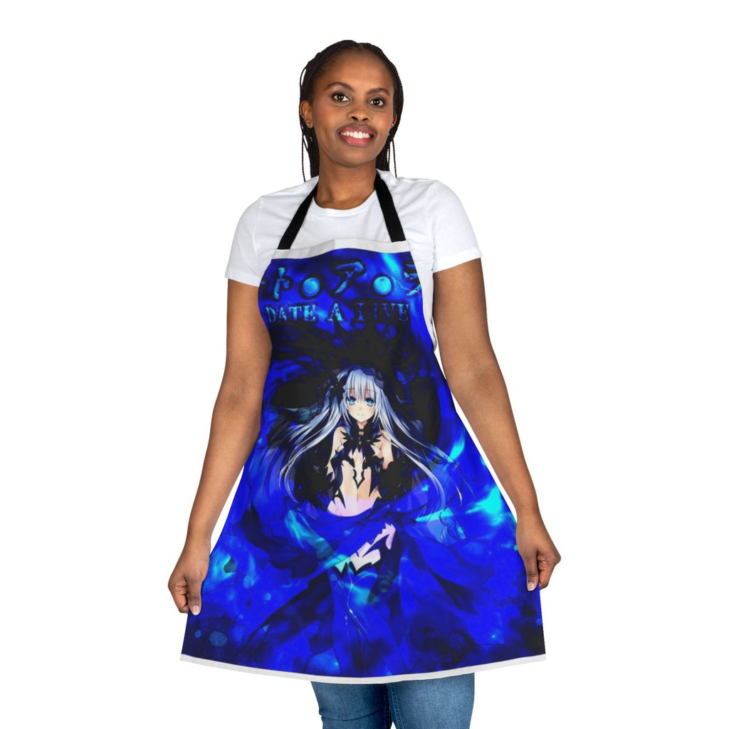 Date A Live inspired apron featuring Origami Tobiichi character