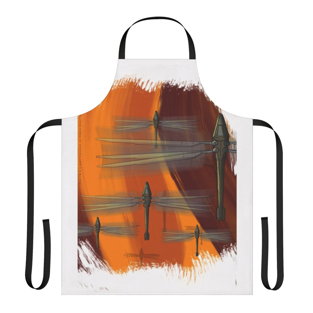 Apron featuring a detailed illustration of the iconic Ornithopter vehicle from the Dune science fiction universe
