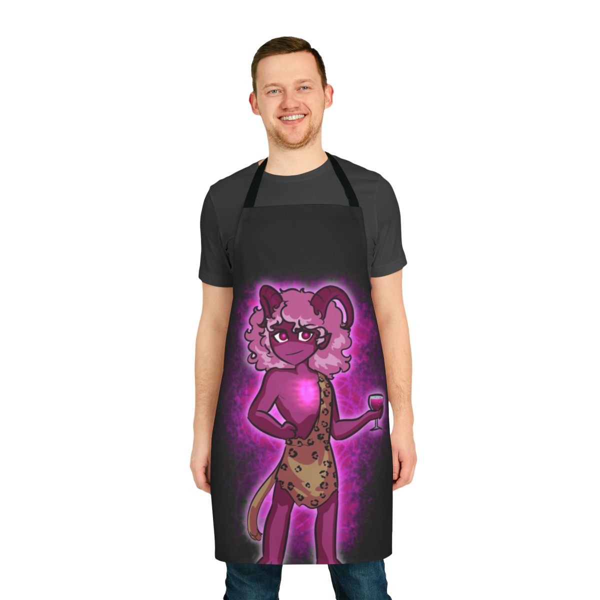Orphic Dionysus inspired apron with ancient Greek mythology design
