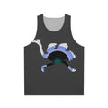 Ostrich Legendary Animals Unisex Tank Top with Colorful Animal Art Design