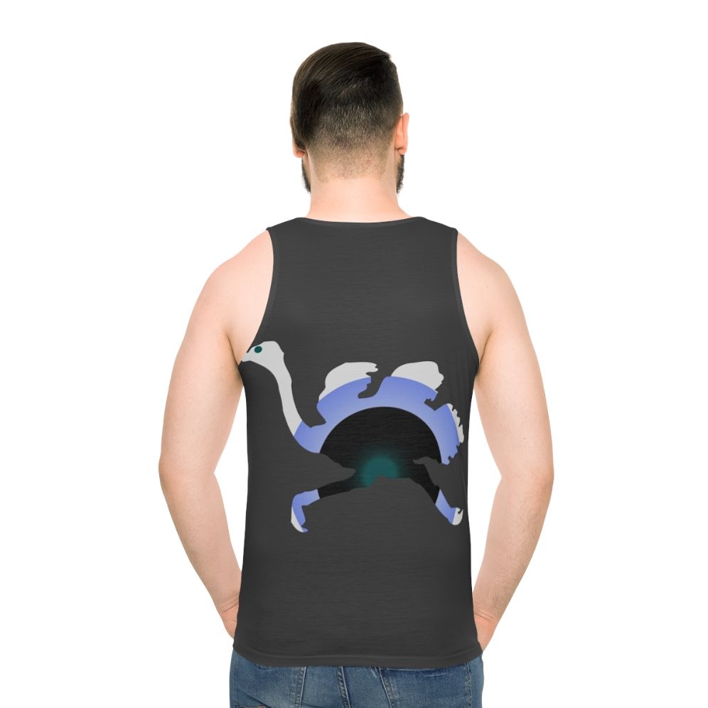 Ostrich Legendary Animals Unisex Tank Top with Colorful Animal Art Design