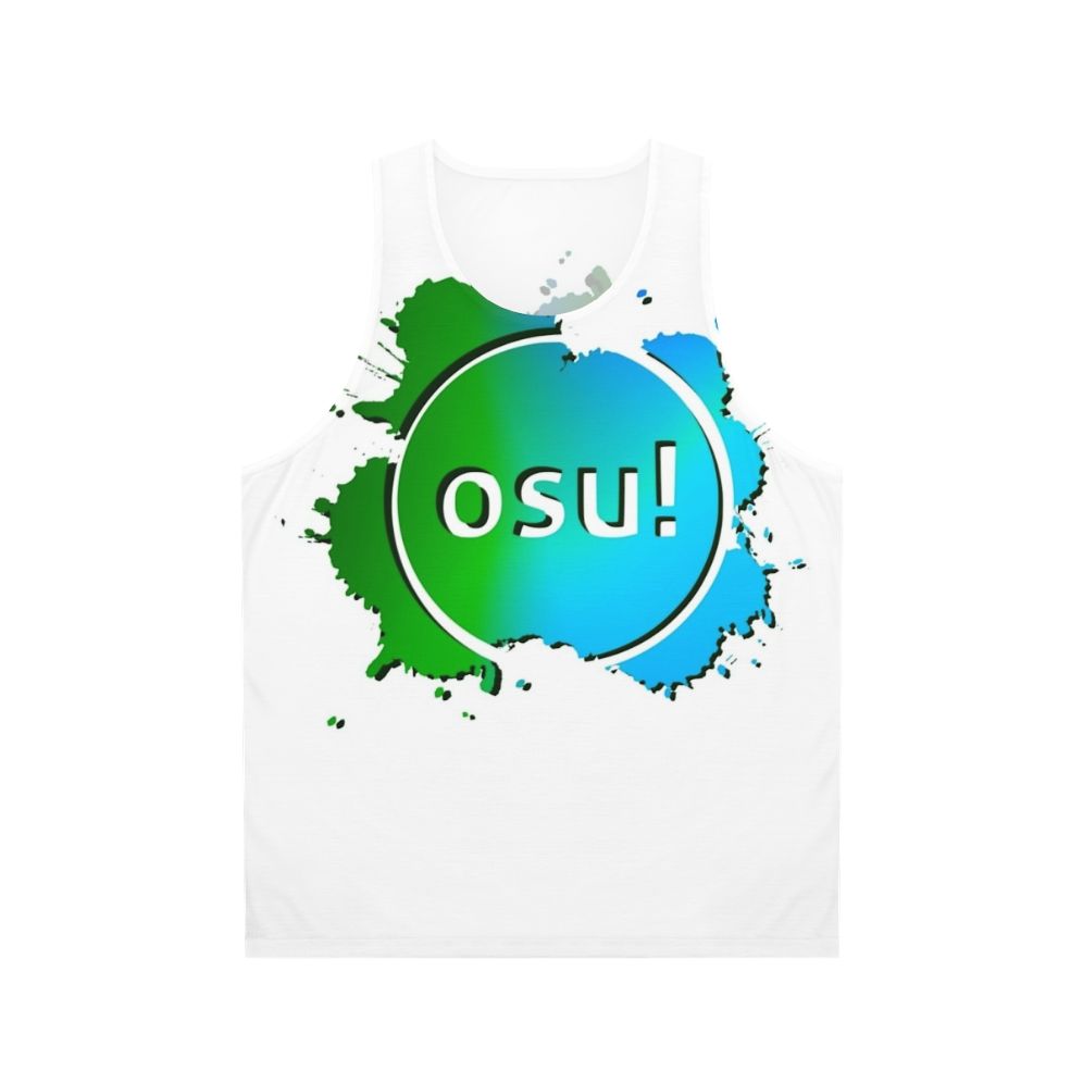 OSU Unisex Tank Top with Blue and Green Design