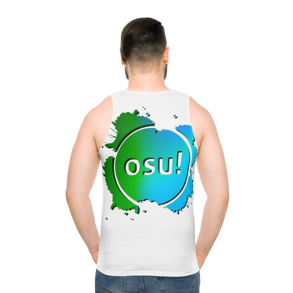 OSU Unisex Tank Top with Blue and Green Design