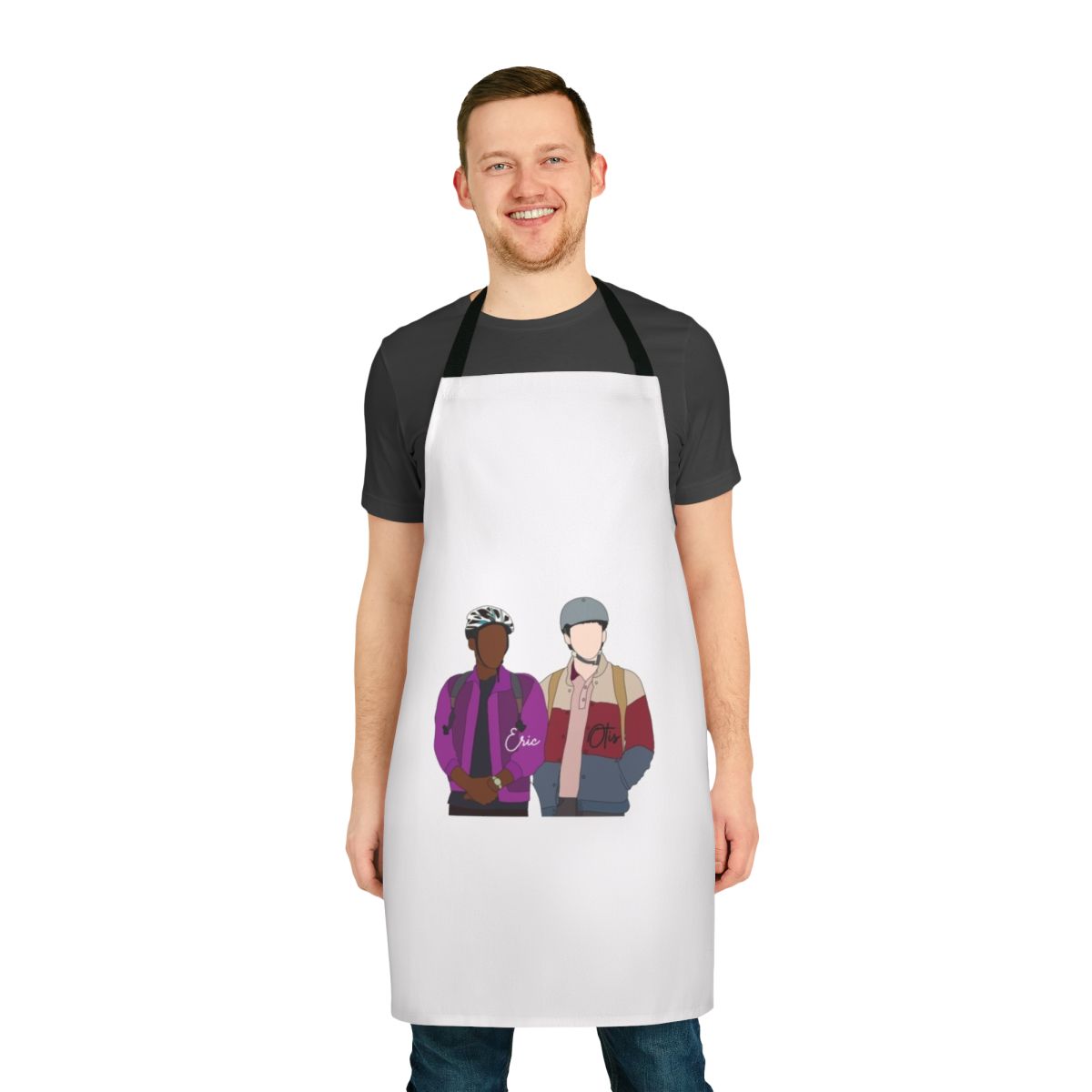 Otis and Eric inspired apron from the Netflix series Sex Education