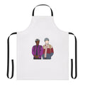 Sex Education-inspired apron featuring Otis and Maeve characters