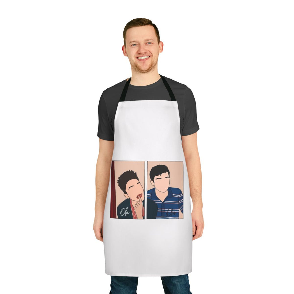 Sex Education themed apron featuring Otis and Maeve