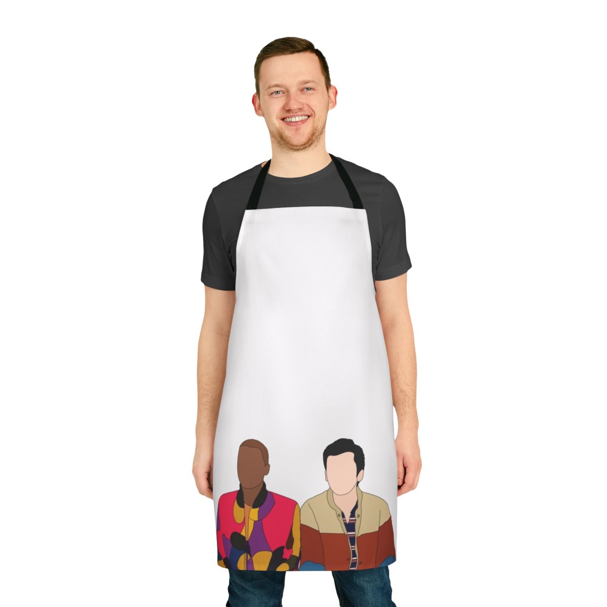 Sex Education Themed Apron Featuring Otis and Maeve