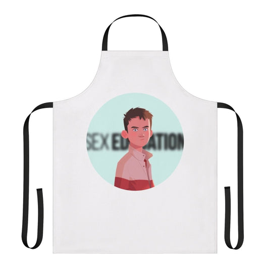 Otis Milburn inspired apron featuring the character from the Netflix series Sex Education