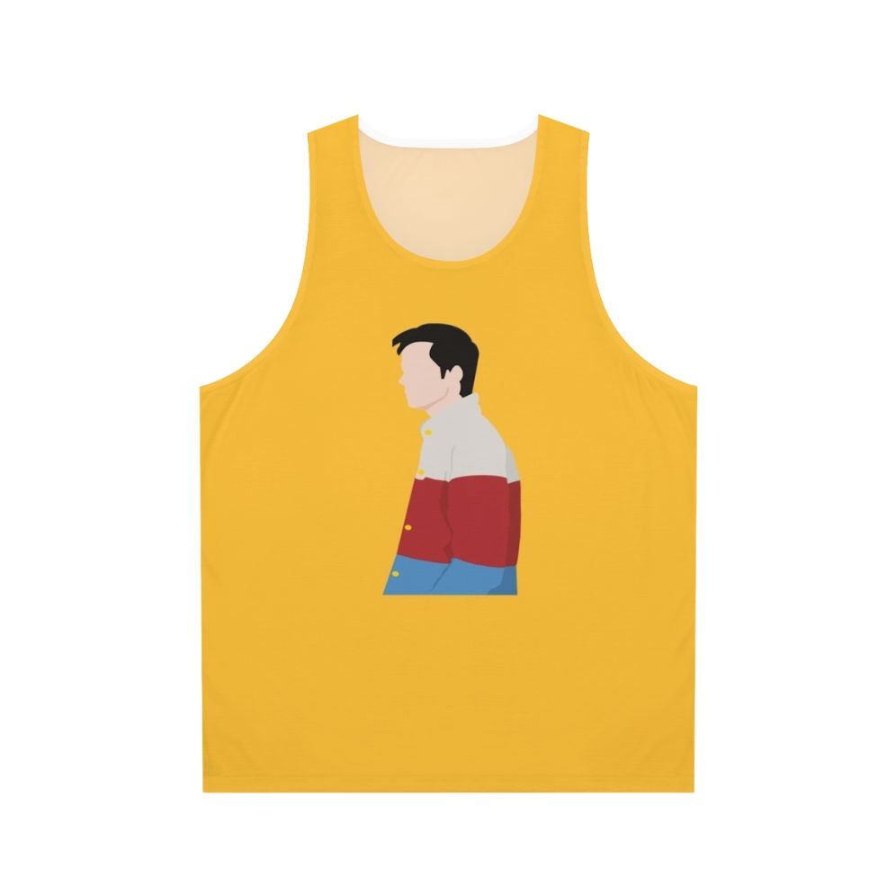 Otis Milburn from the Netflix series Sex Education featured on a unisex tank top