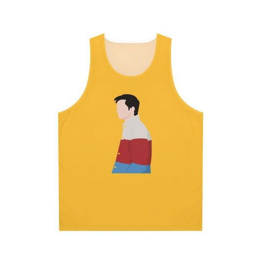 Otis Milburn from the Netflix series Sex Education featured on a unisex tank top
