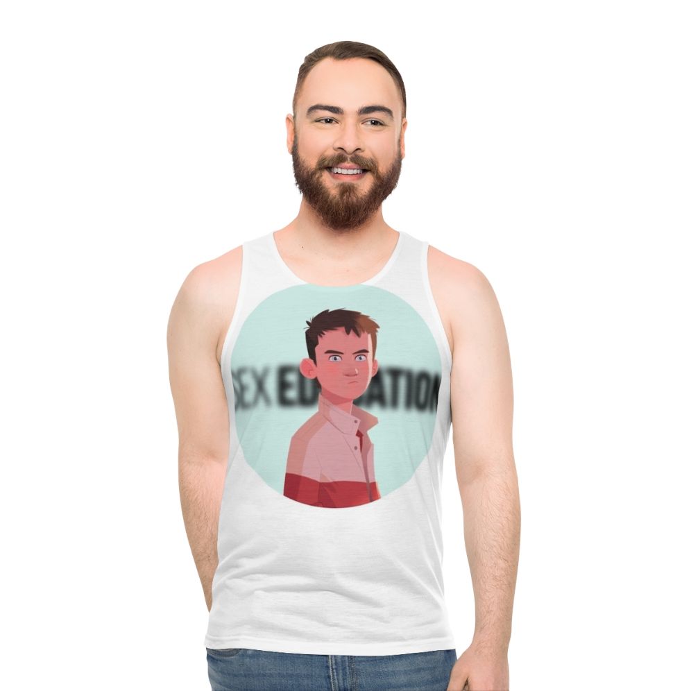 Otis from Sex Education Unisex Netflix Tank Top