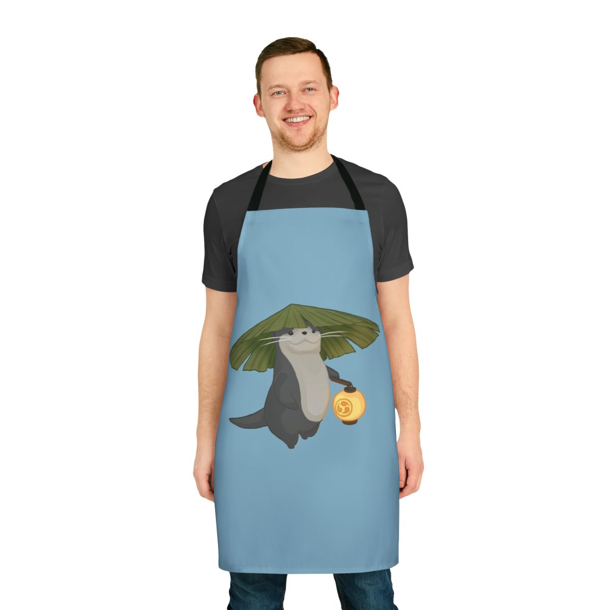 Otter-themed apron inspired by the popular video game Final Fantasy XIV