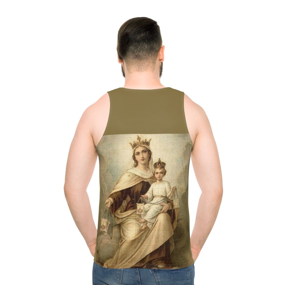 Our Lady Of Mount Carmel Catholic Rosary Tank Top