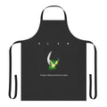 Whimsical apron featuring an alien character in a space-themed design