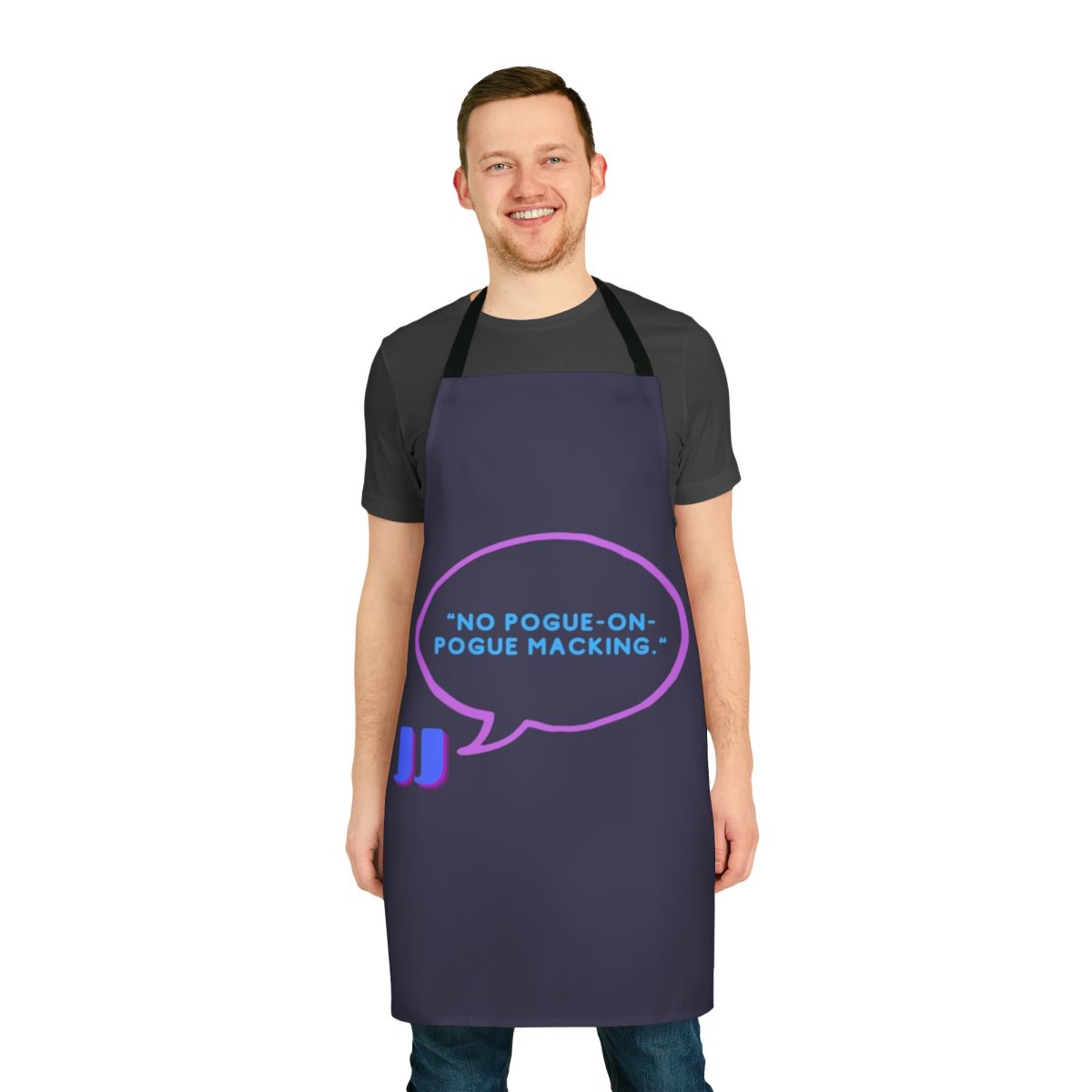 Outer Banks inspired apron featuring a quote from the character JJ