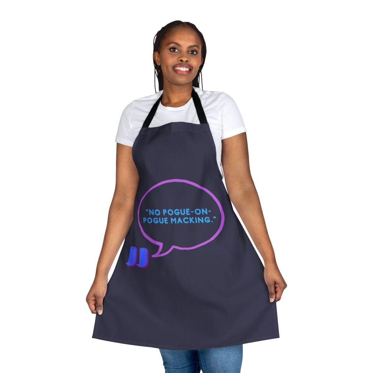 Outer Banks inspired apron featuring a quote from the character JJ