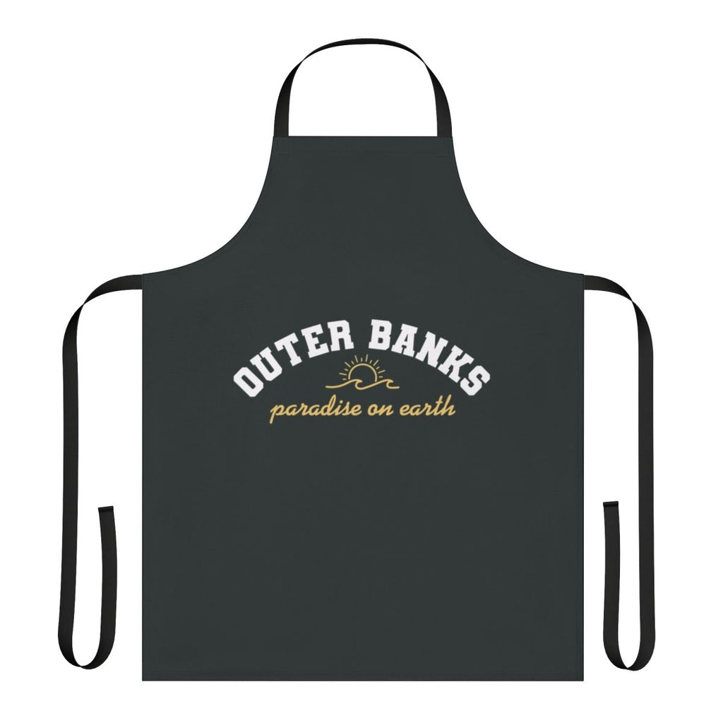 Outer Banks-themed apron featuring a paradise design