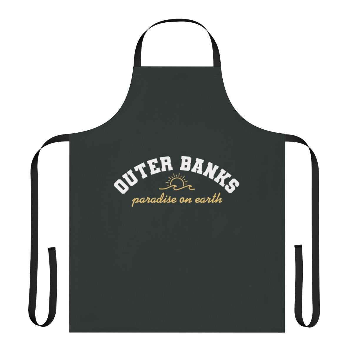 Outer Banks-themed apron featuring a paradise design