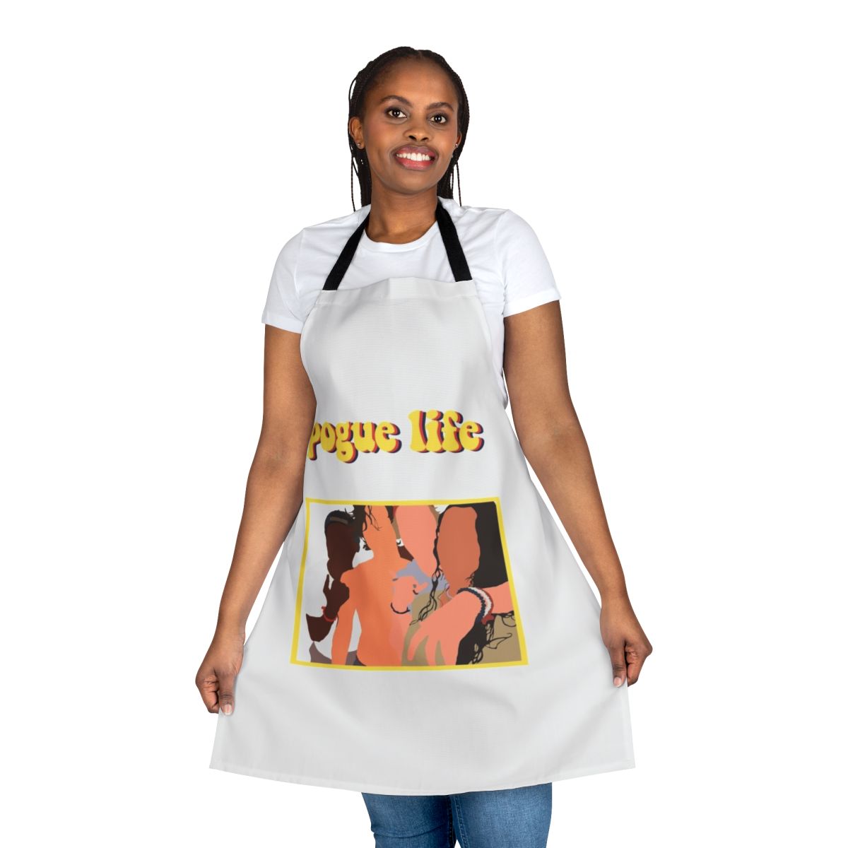 Outer Banks inspired Pogue Life apron with characters from the show