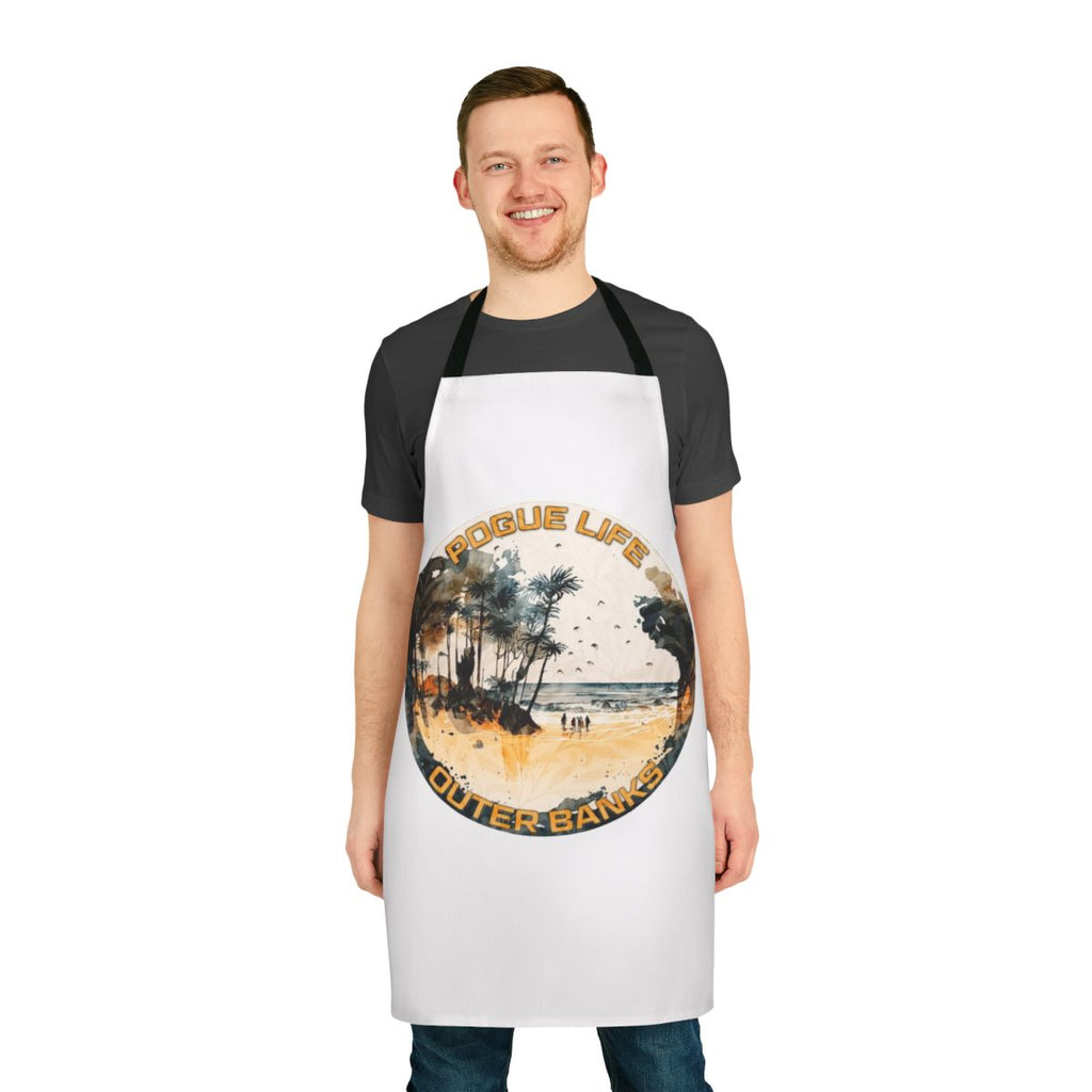 Outer Banks inspired Pogue Life apron with ocean, surf, and aesthetic design