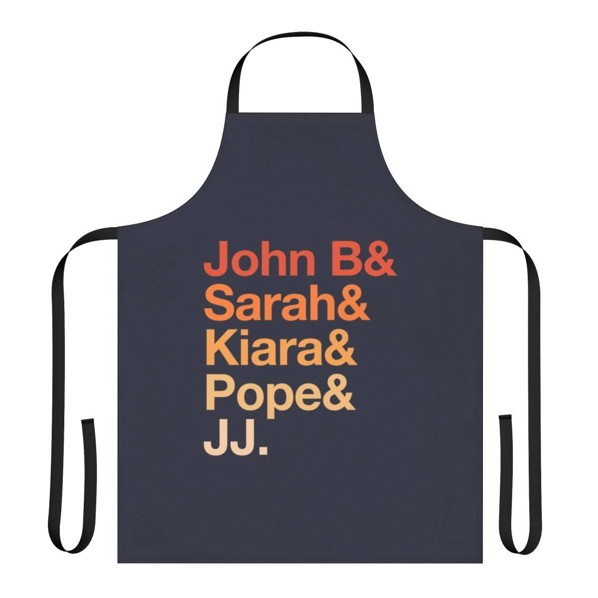 Outer Banks-inspired Pogues apron with ocean and beach theme