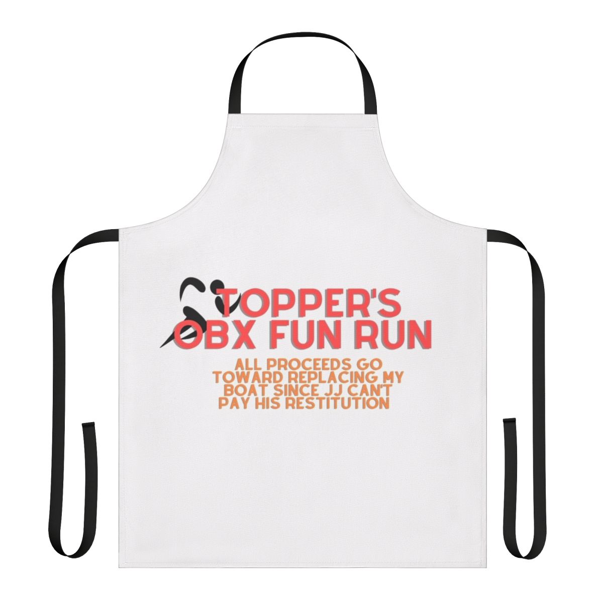 Outer Banks inspired apron with Topper from the Netflix series