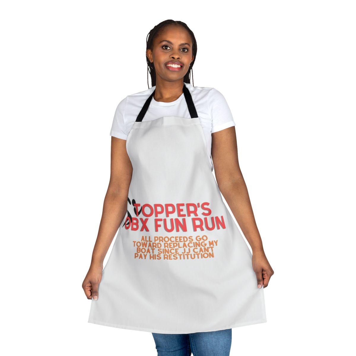 Outer Banks inspired apron with Topper from the Netflix series