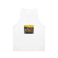 Outer Banks OBX unisex tank top with coastal and Netflix TV show graphics