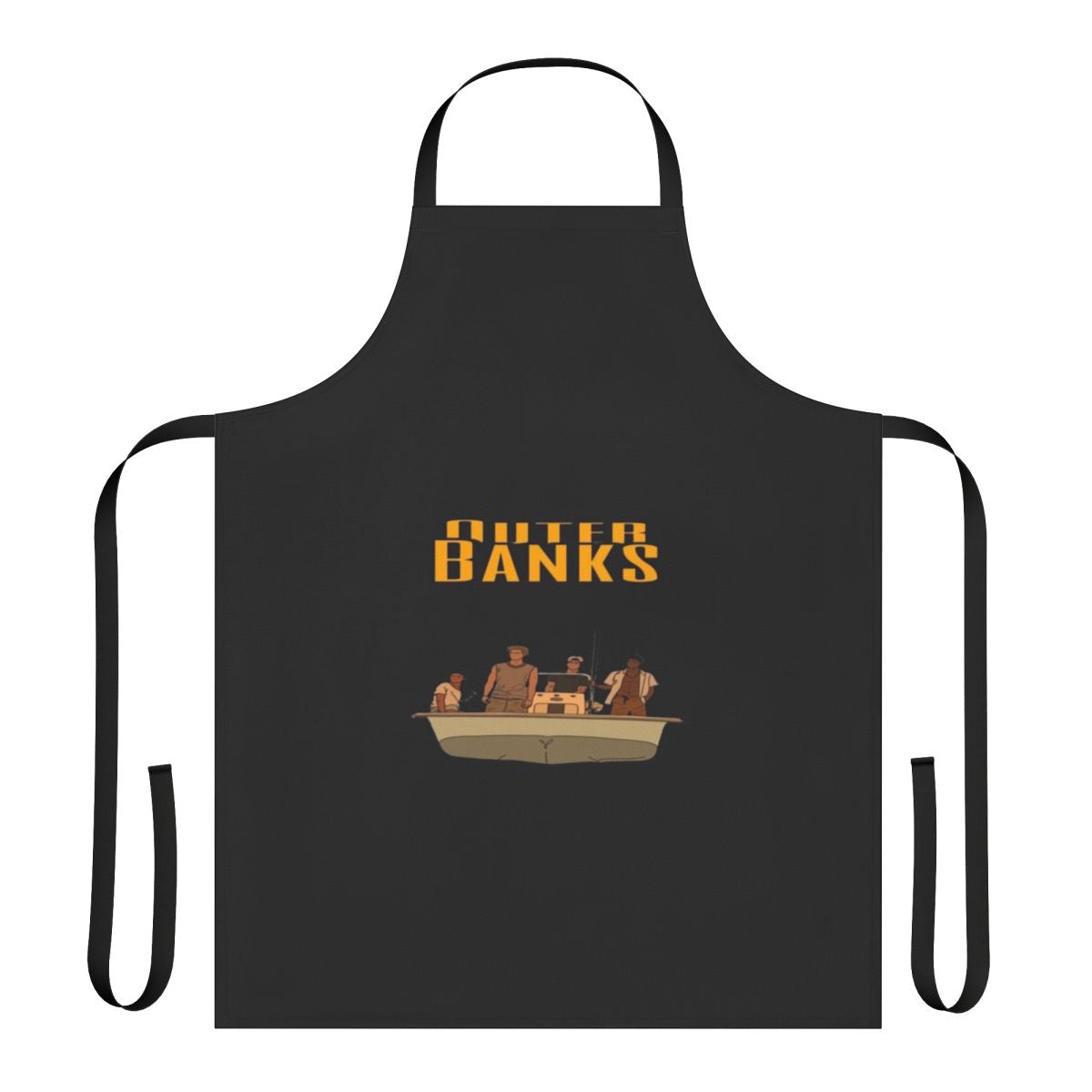 Outer Banks themed apron with show logo and design