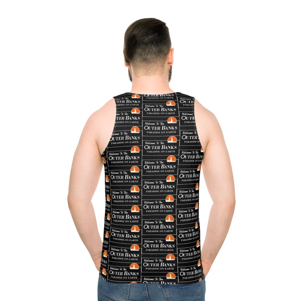 Outer Banks Unisex Tank Top with Welcome Sign Design