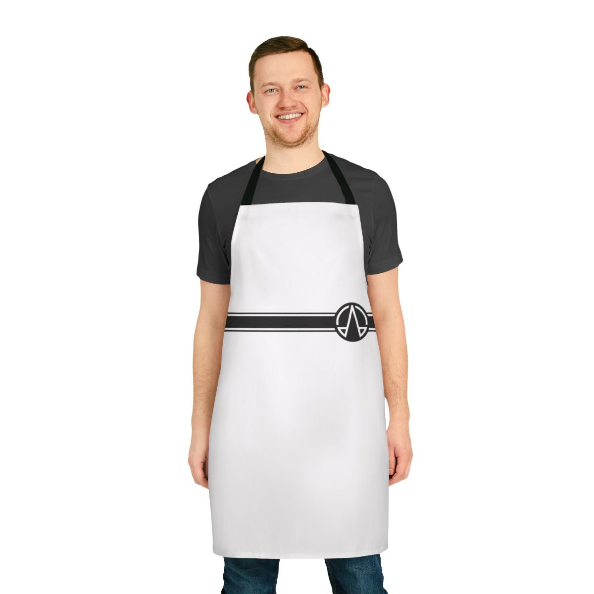 Outer Planets Alliance inspired science fiction apron with space and futuristic design