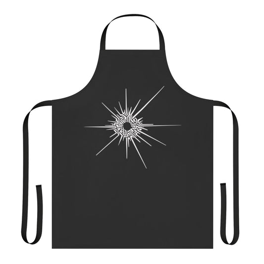 Outer Wilds inspired apron featuring the Eye of the Universe design
