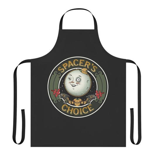 Outer Worlds Spacer's Choice Apron featuring the iconic Spacer's Choice slogan