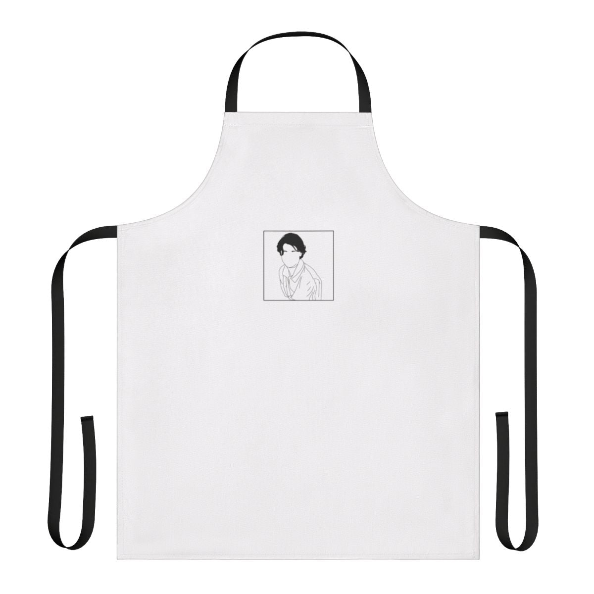 Outline design apron inspired by the Netflix series Young Royals