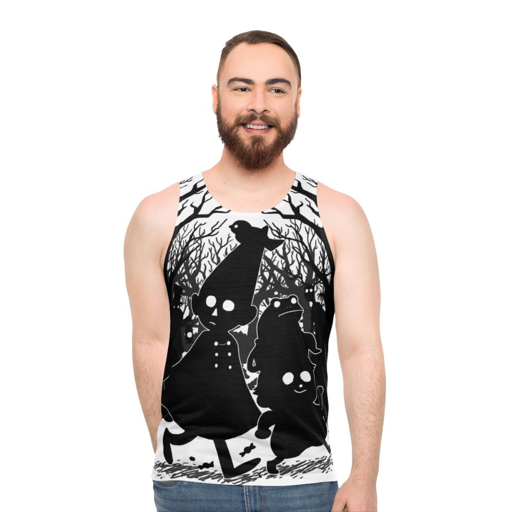 Over The Garden Wall Adelaide Parade Unisex Tank Top featuring Wirt and Greg