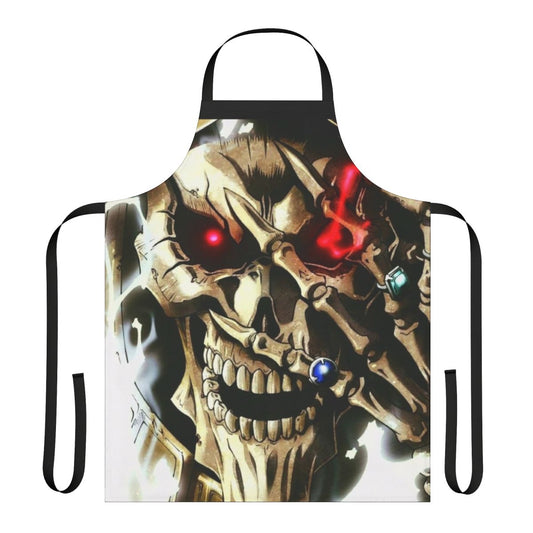 Overlord anime-inspired apron featuring Ainz Ooal Gown