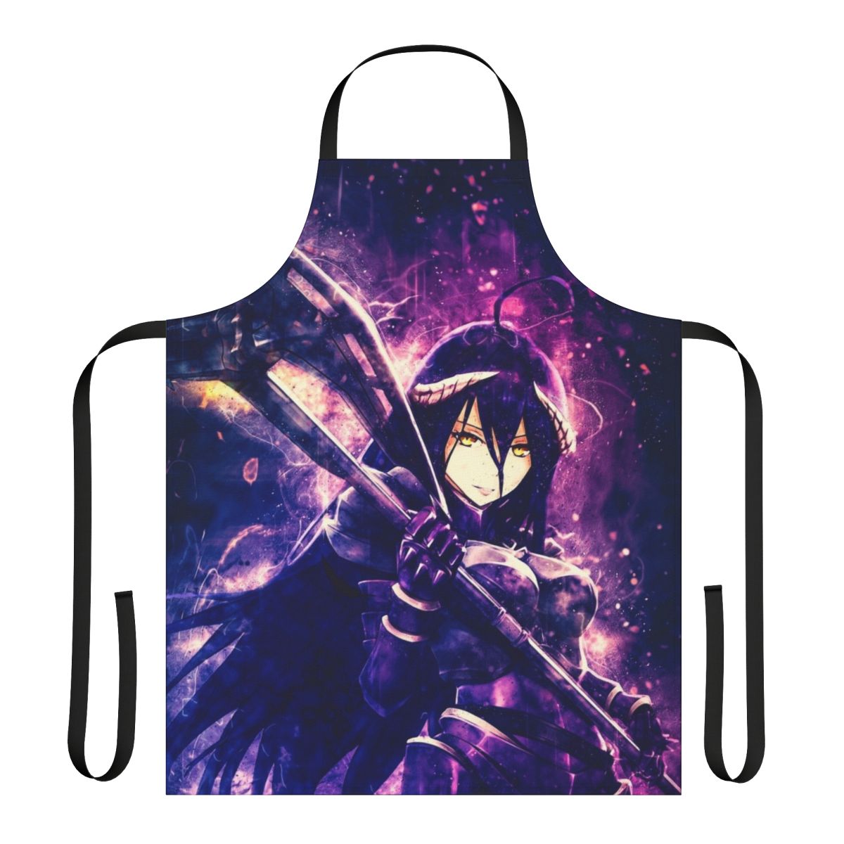 Overlord anime-inspired Albedo apron with intricate design