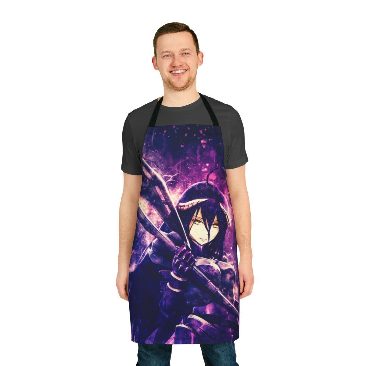 Overlord anime-inspired Albedo apron with intricate design
