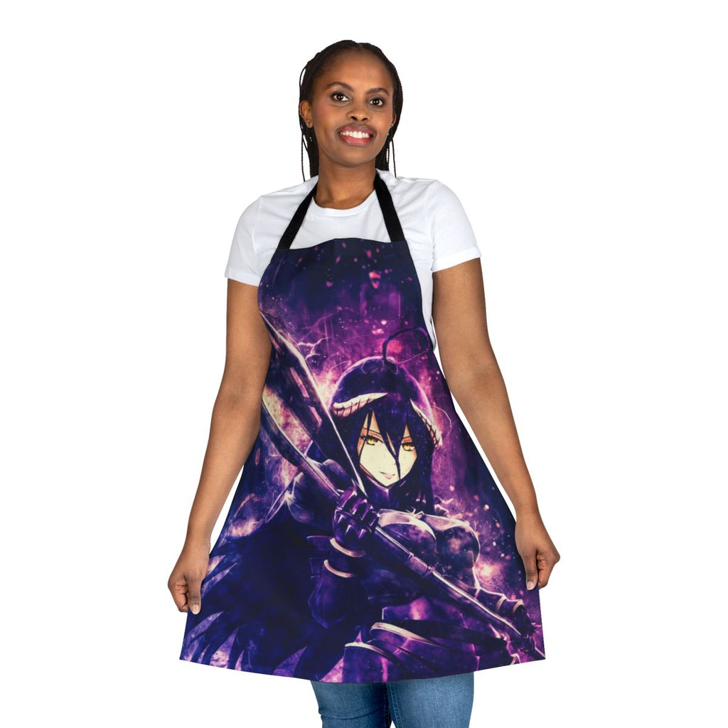 Overlord anime-inspired Albedo apron with intricate design