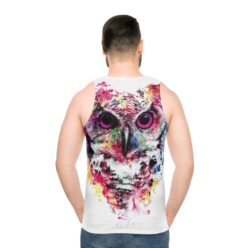 Colorful Owl Unisex Tank Top