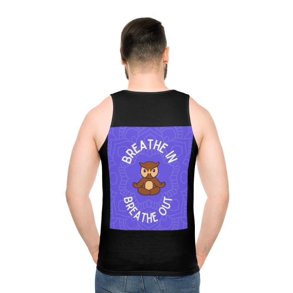 Owl Yoga Breathe In Breathe Out Unisex Tank Top
