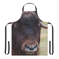 Stylish apron featuring ox-inspired design for outdoor enthusiasts and holiday celebrations
