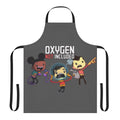 Oxygen Not Included Inspired Apron featuring the game's iconic logo and design