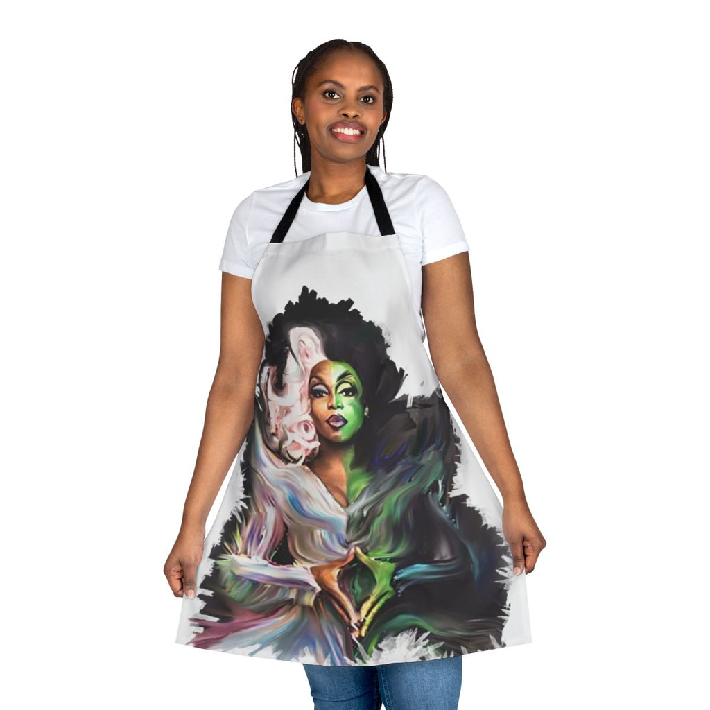 Oz-themed cooking apron featuring Todrick Hall's "Straight Outta Oz" design