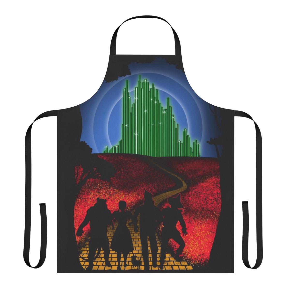 Yellow Brick Road Apron with Wizard of Oz Inspired Design