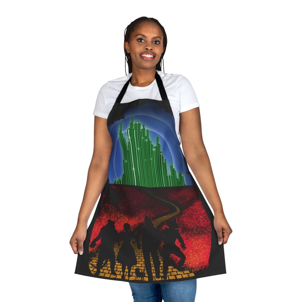Yellow Brick Road Apron with Wizard of Oz Inspired Design