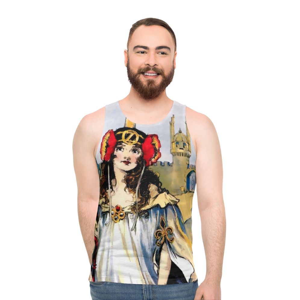 Ozma of Oz unisex tank top featuring fantasy art by John R. Neill