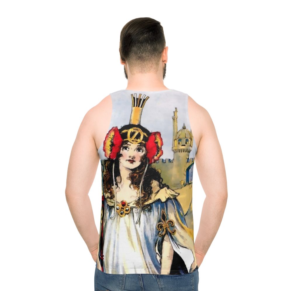 Ozma of Oz unisex tank top featuring fantasy art by John R. Neill