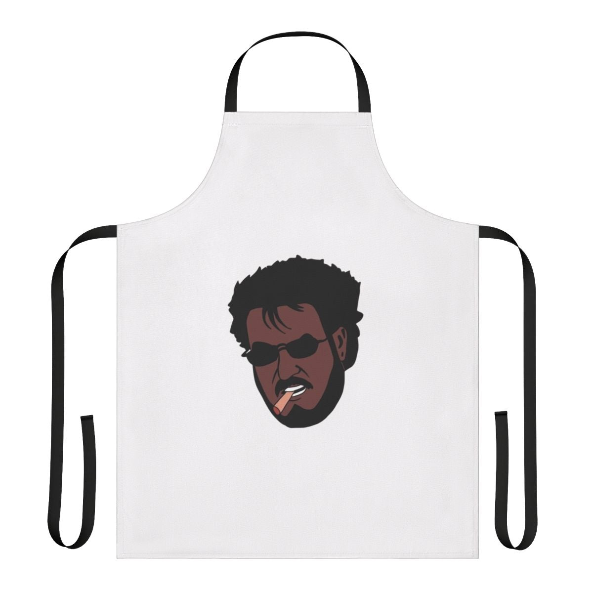 Padayappa inspired cooking apron with vibrant South Indian cultural design